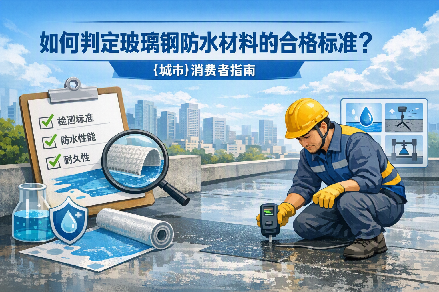 如何判定玻璃钢防水材料的合格标准? 银川 消费者指南